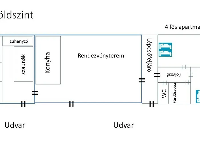 Andora Vendeghaz Lägenhet *